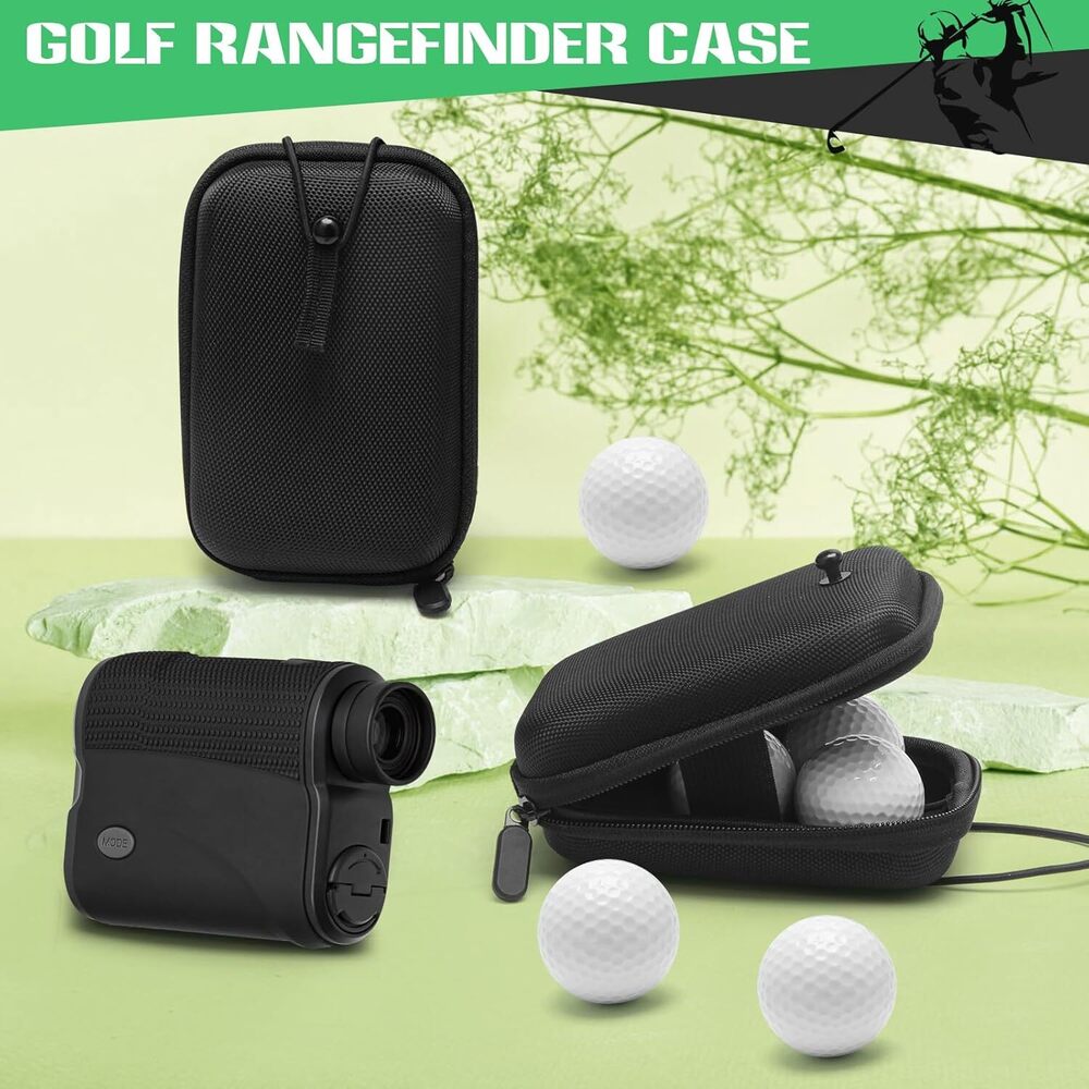 Anglekai Shell Case, stevige golfafstandsmeterhoes, universele draagtas voor de meeste afstandmeters, zwart_voghion.com