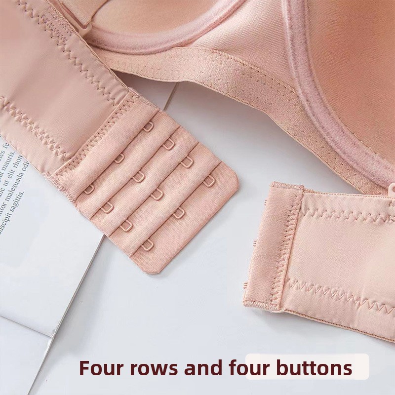 Plus size damesondergoed D-cup minimizer anti-doorzak bh met plooien, dunne, gladde beugel bh met grote cup_voghion.com