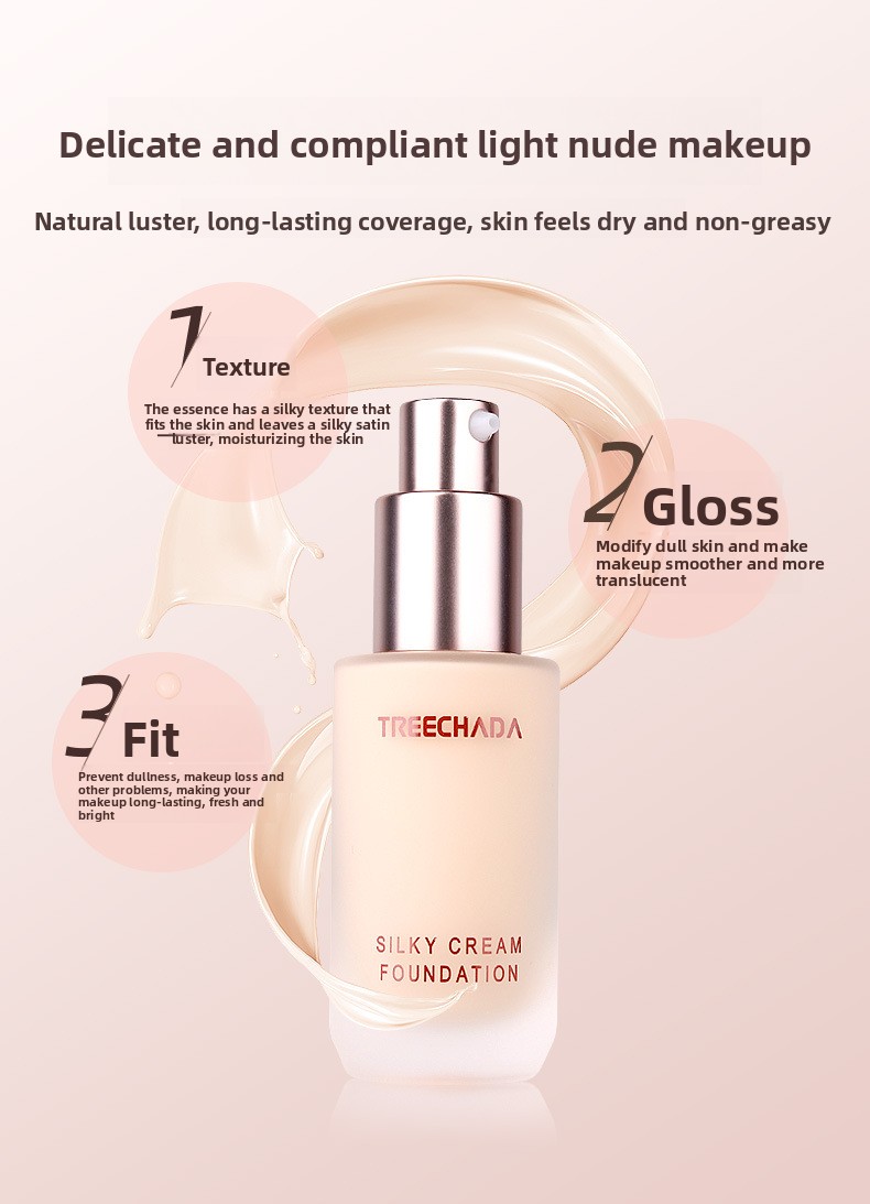 Treechada Silky Skin Nourishing Foundation And Concealer Natural_voghion.com