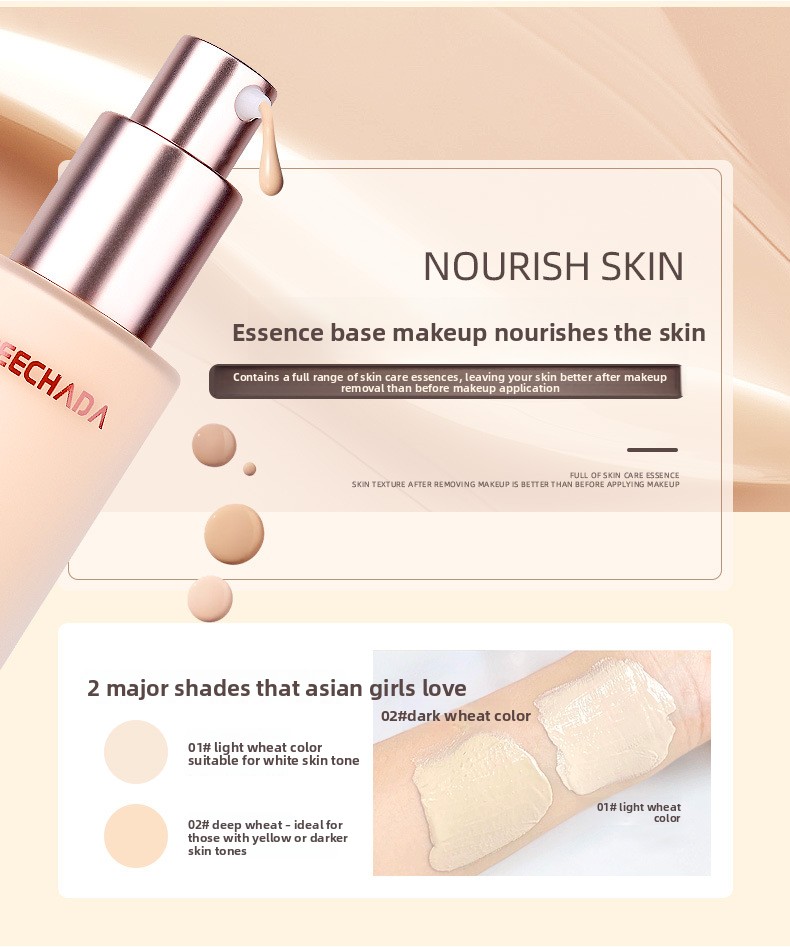 Treechada Silky Skin Nourishing Foundation And Concealer Natural_voghion.com