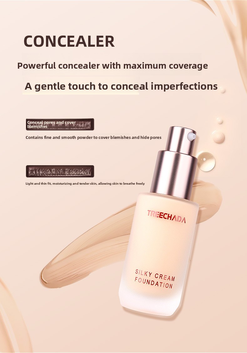 Treechada Silky Skin Nourishing Foundation And Concealer Natural_voghion.com