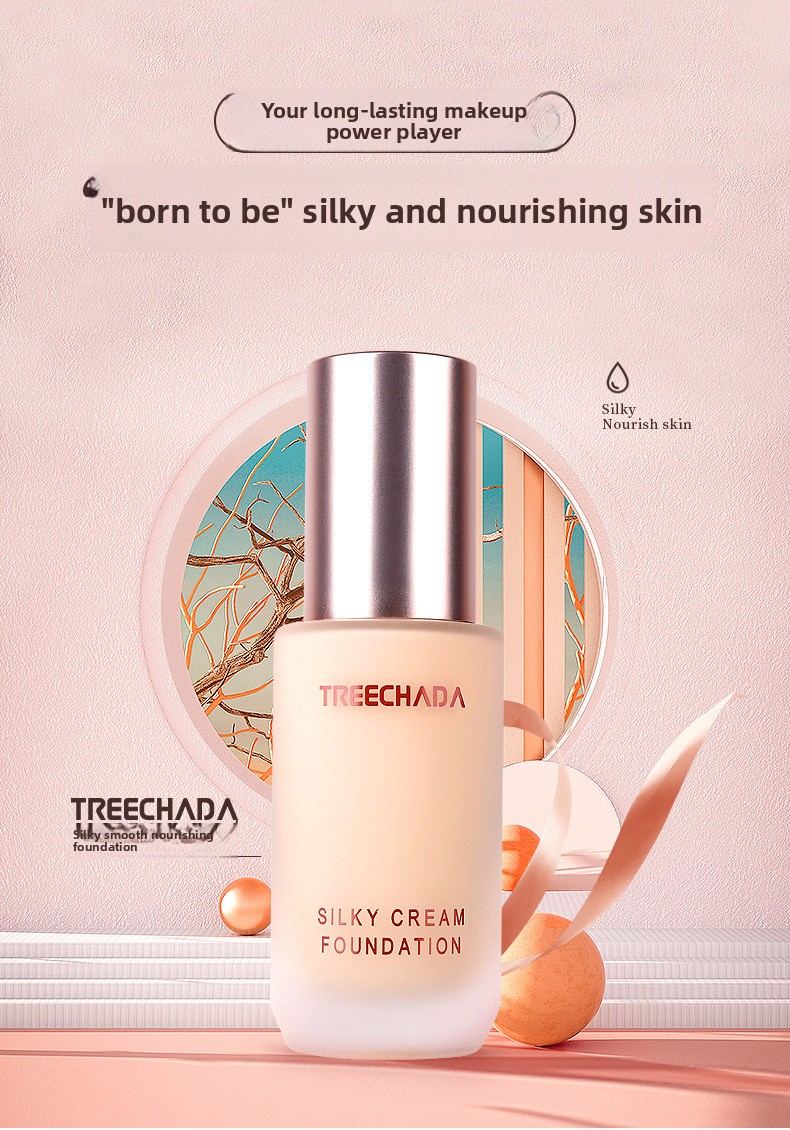 Treechada Silky Skin Nourishing Foundation And Concealer Natural_voghion.com