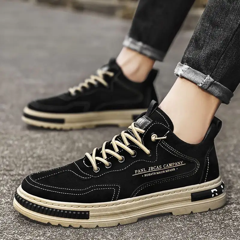 Bequeme Herren Freizeitschuhe Flache Outdoor Sneaker Stilvoll_voghion.com