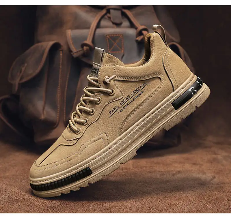 Bequeme Herren Freizeitschuhe Flache Outdoor Sneaker Stilvoll_voghion.com