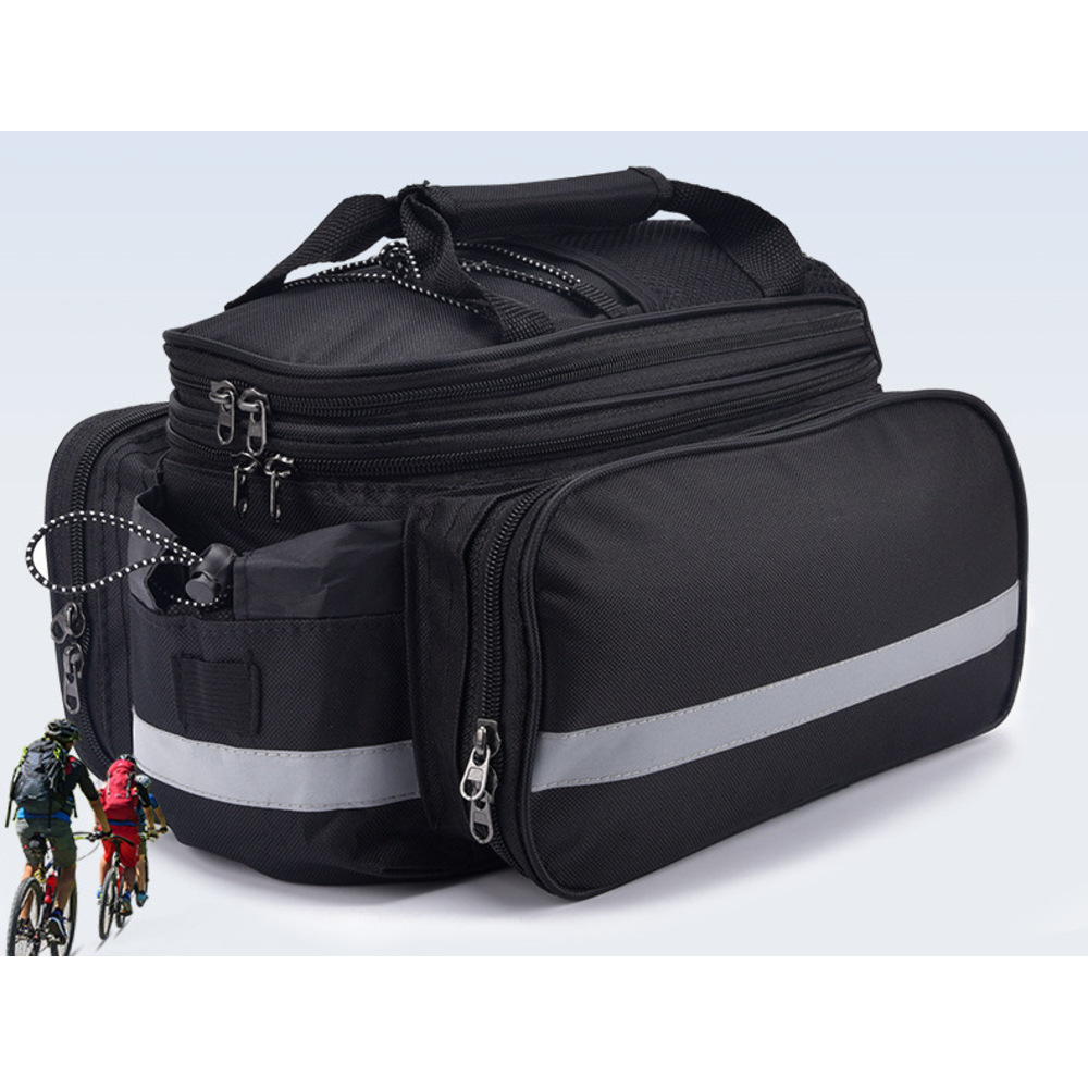 Bicycle Pannier Mountain Bike Rack Large Capacity Waterproof Rear Seat Tail Bag Long-Distance Cycling Gear_voghion.com