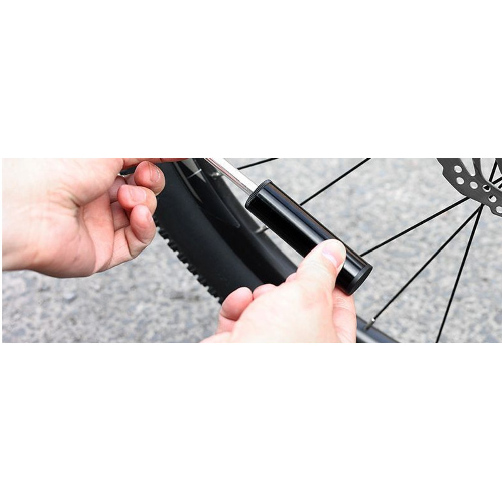 Mini pompa bici portatile in alluminio valvola presta e schrader_voghion.com