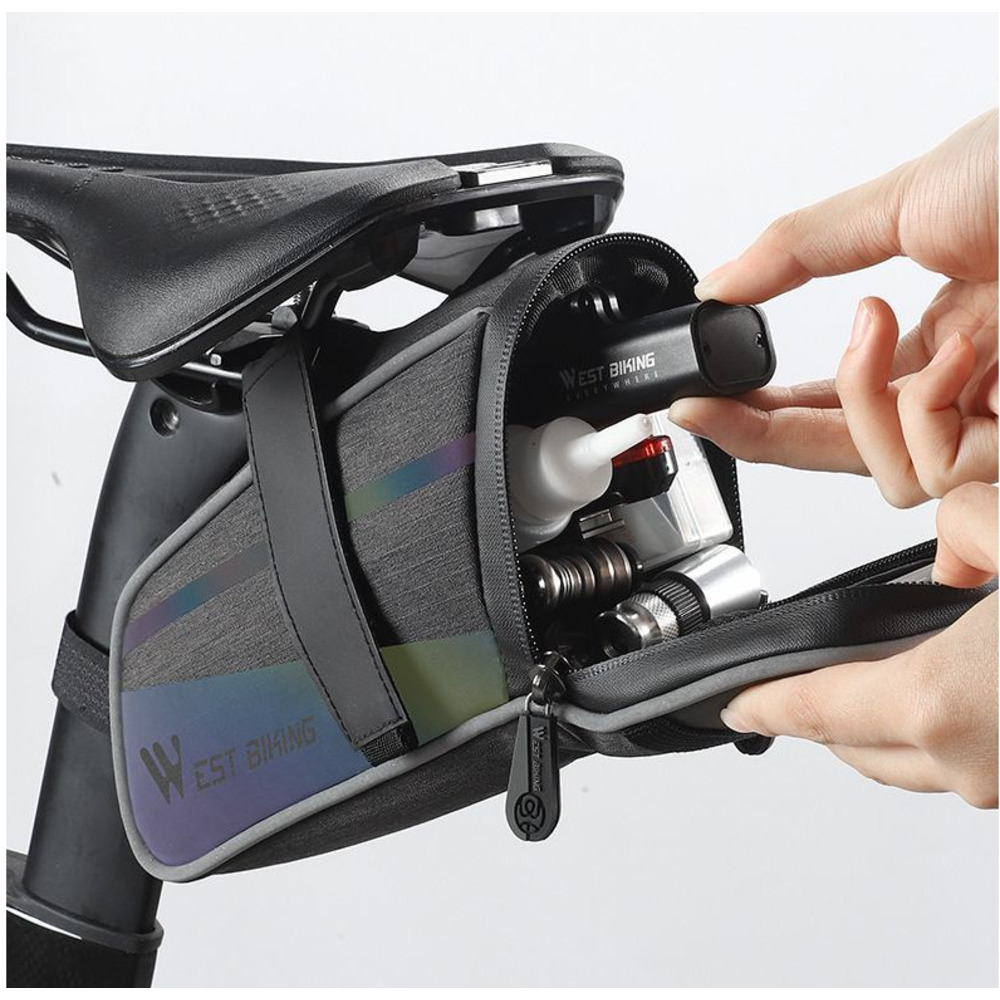 Bolsa de selim para bicicleta de estrada e btt grande_voghion.com
