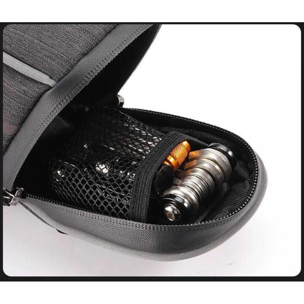Bolsa traseira de grande capacidade para selim de bicicleta West Rider, ideal para ciclismo de estrada e mountain bike._voghion.com