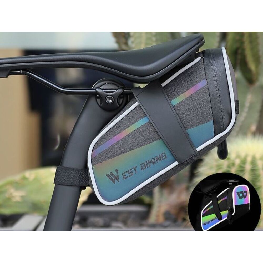 West Rider Bicycle Tail Large Capacity Rear Road Saddle Mountain Bike Seat Tube Bag Cycling Gear_voghion.com