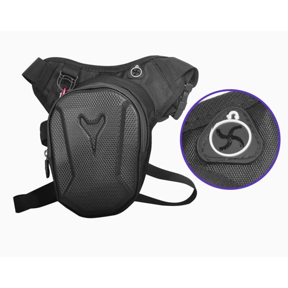 Bolsa de perna rígida impermeável para moto e bicicleta_voghion.com