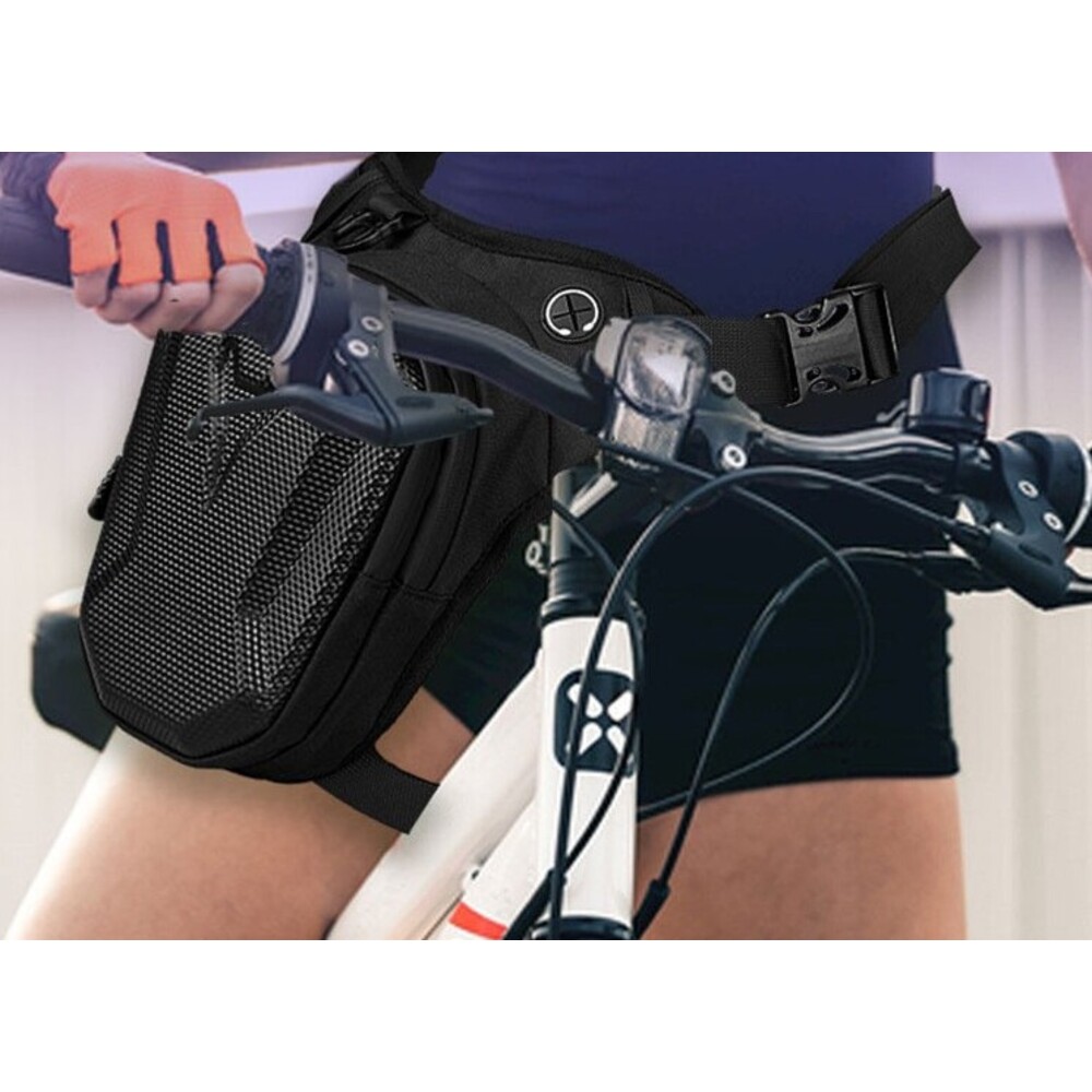Bolsa de perna rígida impermeável para moto e bicicleta_voghion.com