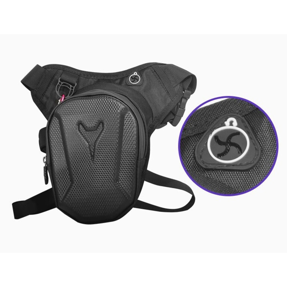 Mochila transversal impermeável para ciclismo, com estrutura rígida, para pernas e pernas, ideal para homens._voghion.com