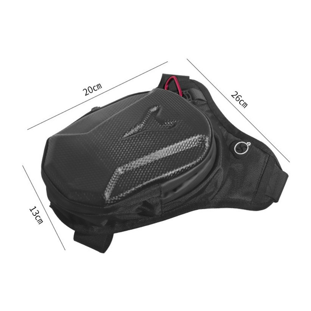 Bolsa de perna rígida impermeável para moto e bicicleta_voghion.com