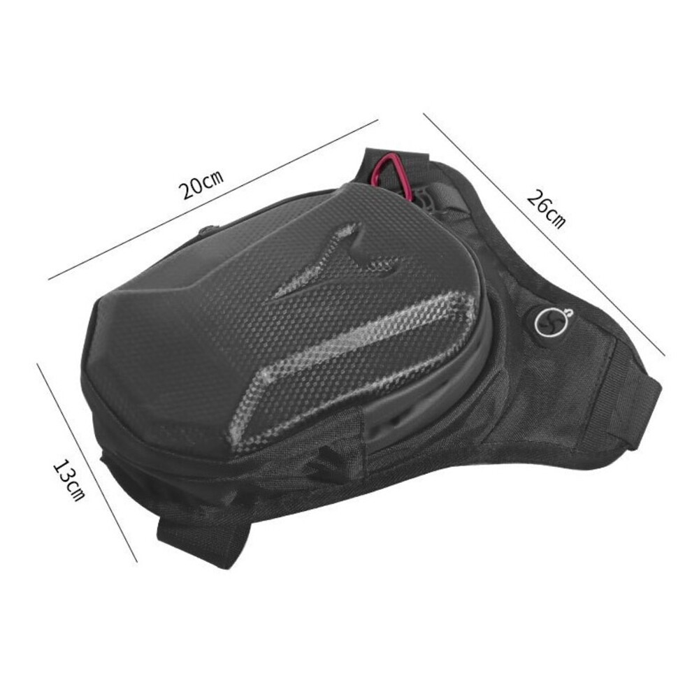 Mochila transversal impermeável para ciclismo, com estrutura rígida, para pernas e pernas, ideal para homens._voghion.com