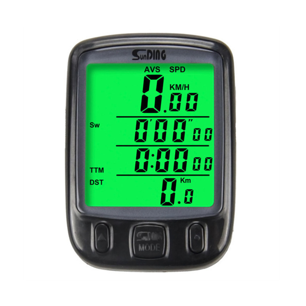 Equipo para ciclismo de montaña, velocímetro de pantalla grande, luz nocturna china, resistente al agua, ordenador para bicicleta._voghion.com