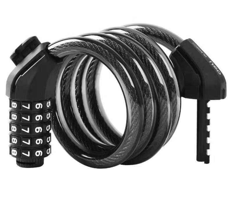 Antivol vélo câble acier avec code pour moto et scooter_voghion.com