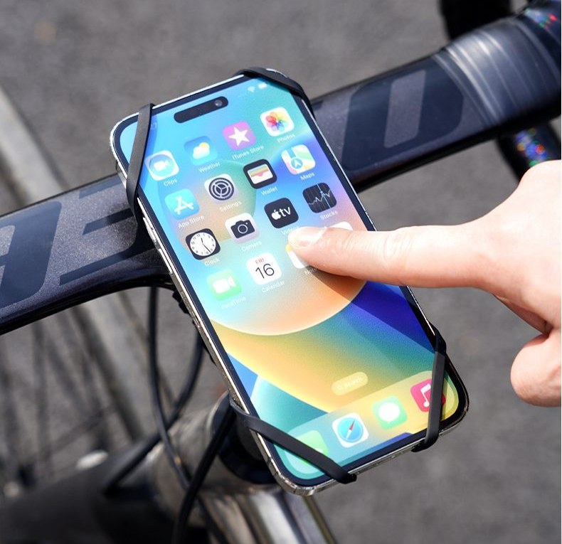 Silicone Phone Mount For Bike And Electric Scooter Quick Release_voghion.com