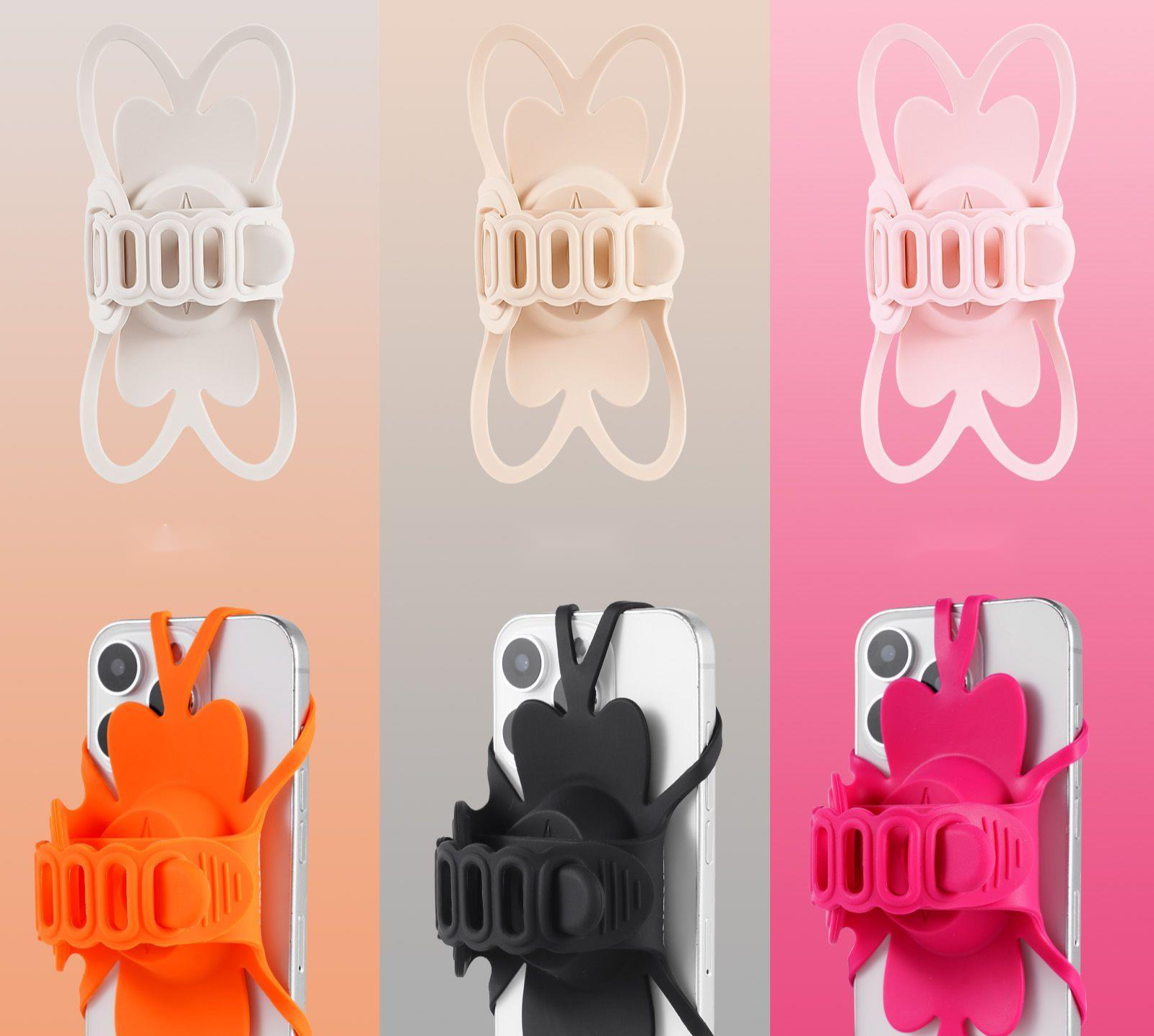 ACRUNU Silicone Holder Quick Release Navigation Road Bike Electric Vehicle Delivery Driver Charging Phone Mount_voghion.com