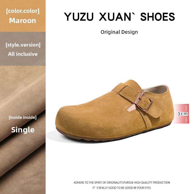 3 cm echt leer, volledig omwikkeld, dikke zool, verhogingszool, lente en herfst, instappers, nieuwe stijl, vissen_voghion.com