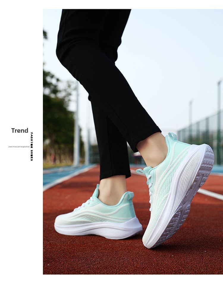 Lente- en herfstcollectie grensoverschrijdende groothandel dames sportschoenen met antislip, zachte zool, slijtvast mesh en ademende pasvorm._voghion.com