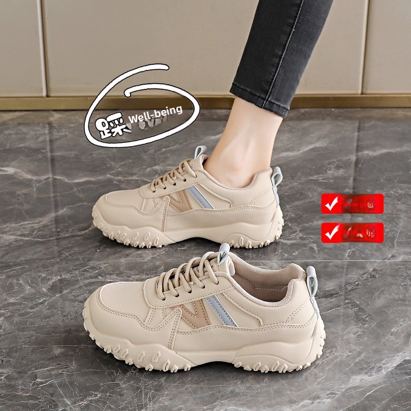 Neue Damen-Wanderschuhe 2025 mit Polsterung, wasserdicht, aus Leder, für Herbst und Winter, leicht, rutschfest, lässig_voghion.com