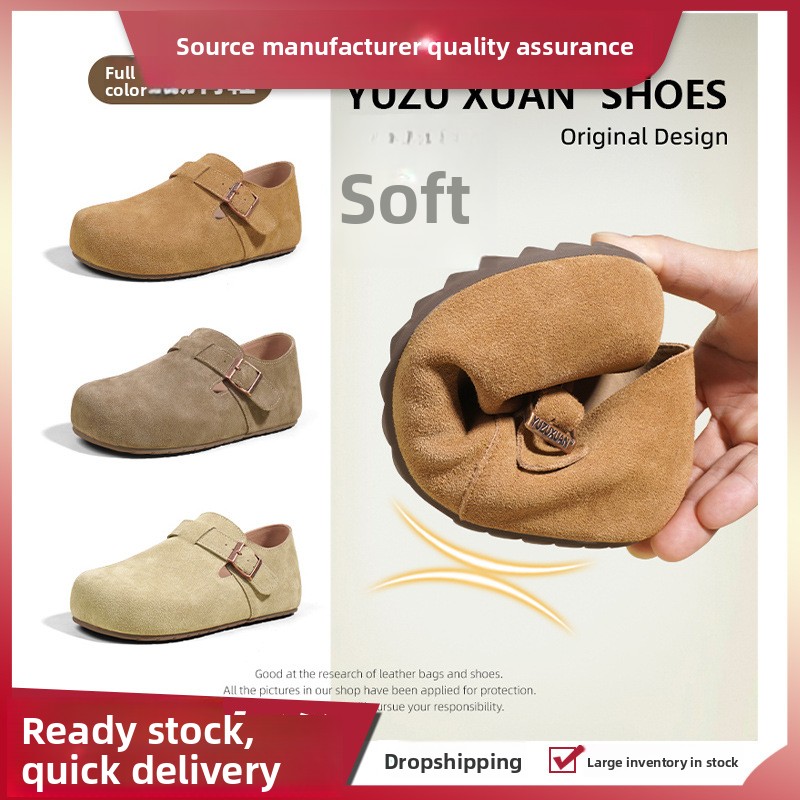 3 cm echt leer, volledig omwikkeld, dikke zool, verhogingszool, lente en herfst, instappers, nieuwe stijl, vissen_voghion.com