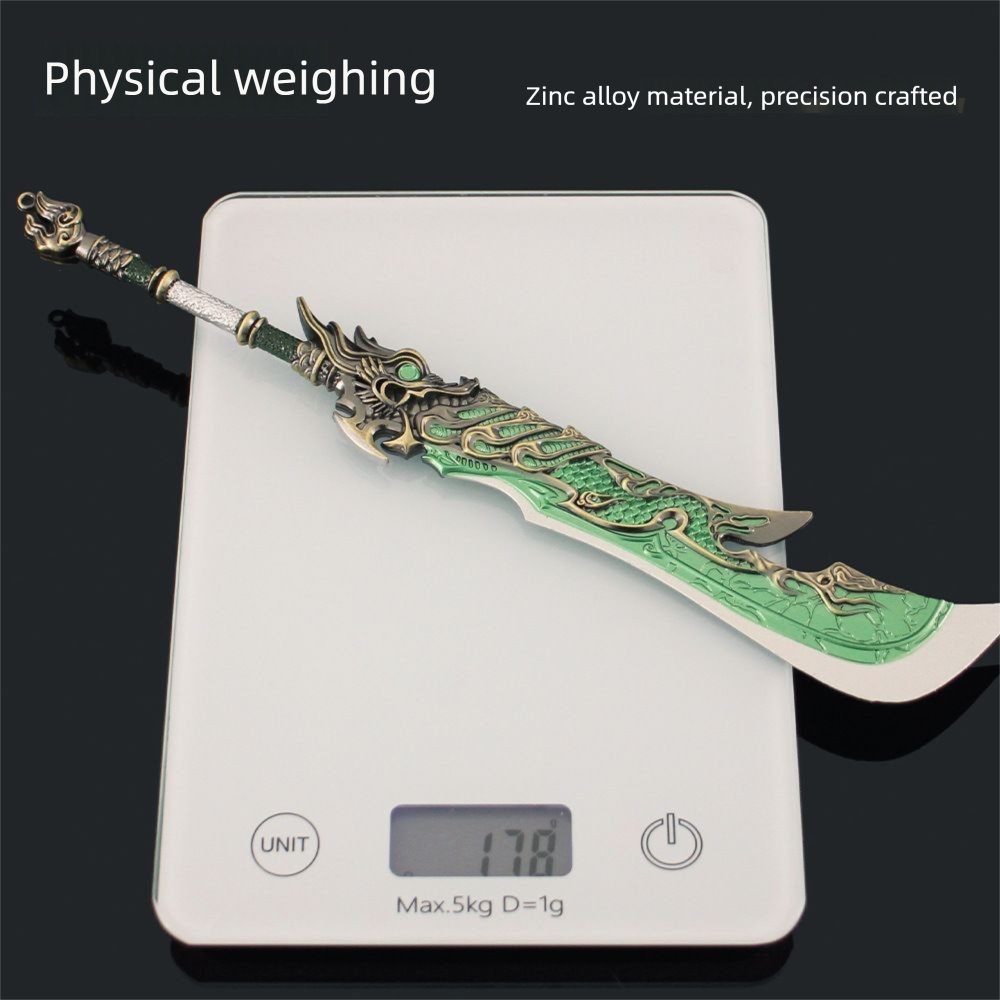 Naraka bladepoint drage brede sværd model metallegering våben_voghion.com