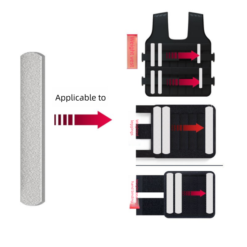 Adjustable Weighted Vest With Electroplated Steel Plates_voghion.com