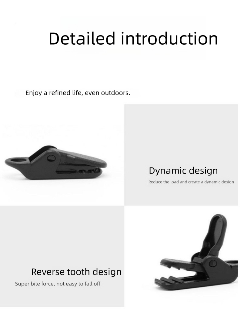 Punti aggiuntivi con clip a coccodrillo, ganci di fissaggio per tendalino da campeggio, clip di fissaggio antivento per tenda_voghion.com