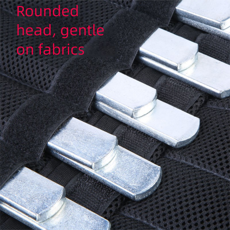 Adjustable Weighted Vest With Electroplated Steel Plates_voghion.com