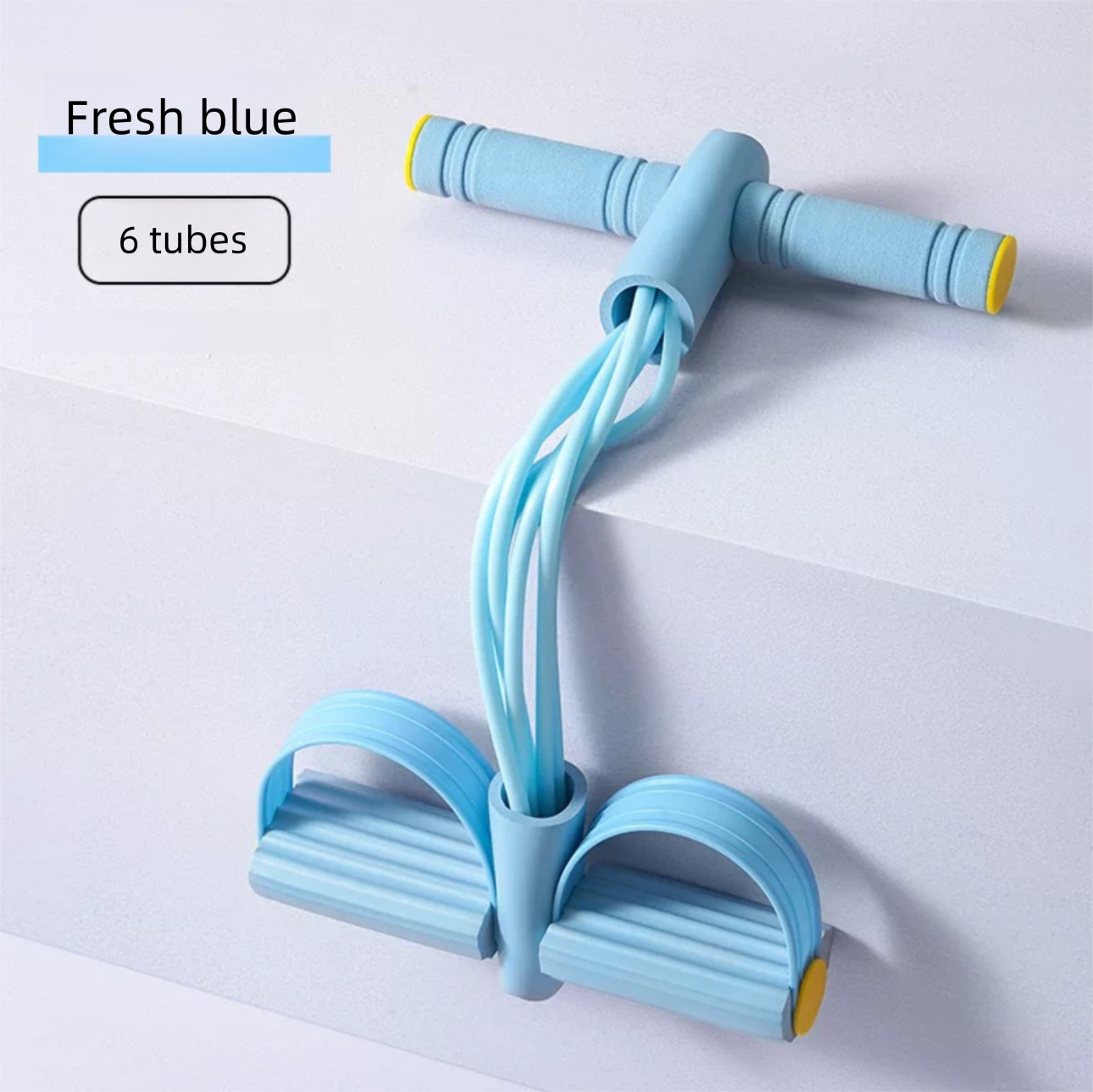 Pedal Band Home Yoga Leg Four-Tube Elastic Full Body Stretch Resistance Rope Sit-Up Aid_voghion.com