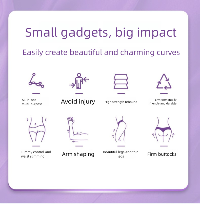 Pedal Band Home Yoga Leg Four-Tube Elastic Full Body Stretch Resistance Rope Sit-Up Aid_voghion.com