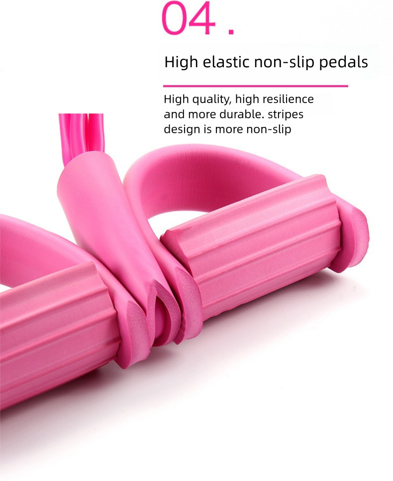 Pedal Band Home Yoga Leg Four-Tube Elastic Full Body Stretch Resistance Rope Sit-Up Aid_voghion.com