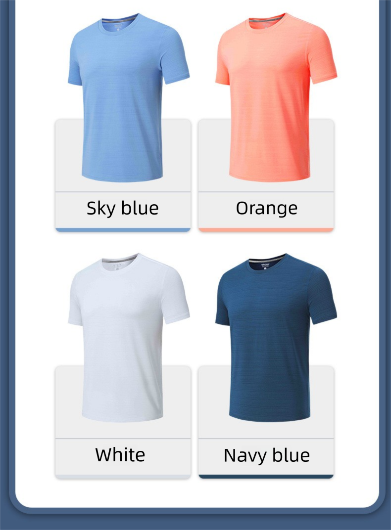 Camiseta masculina folgada de manga curta, secagem rápida, elástica e respirável, ideal para corrida, maratona, fitness e academia.
_voghion.com
