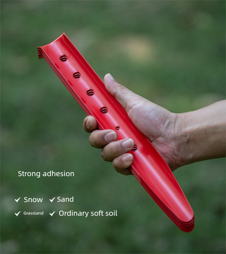 Ultra Lightweight Aluminium Tent Stakes For Beach And Snow Camping_voghion.com