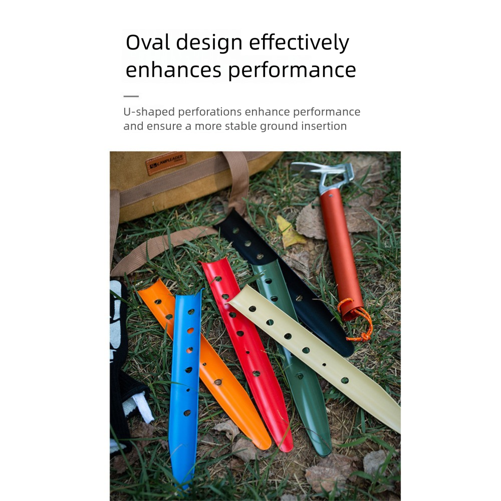 Ultra Lightweight Aluminium Tent Stakes For Beach And Snow Camping_voghion.com