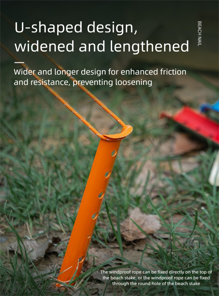 Ultra Lightweight Aluminium Tent Stakes For Beach And Snow Camping_voghion.com