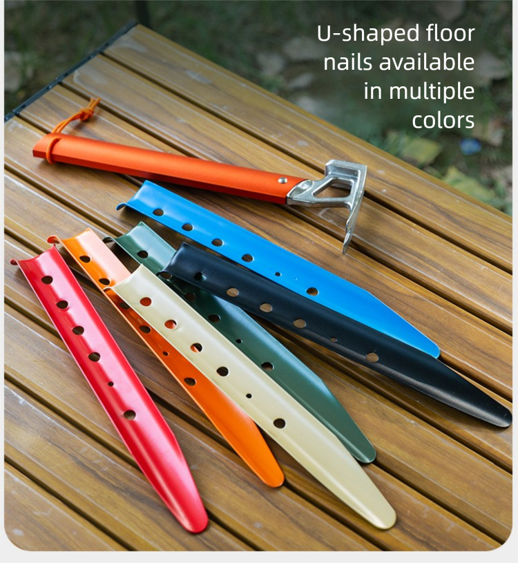 Ultra Lightweight Aluminium Tent Stakes For Beach And Snow Camping_voghion.com