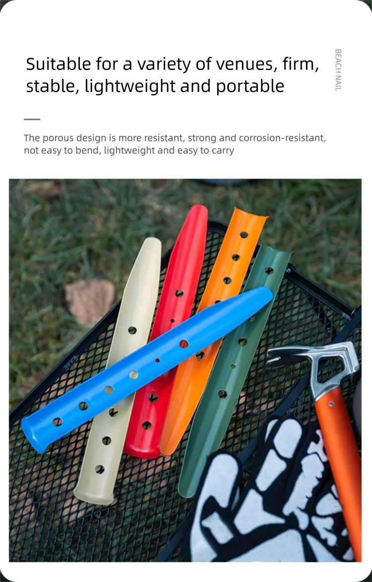 Ultra Lightweight Aluminium Tent Stakes For Beach And Snow Camping_voghion.com