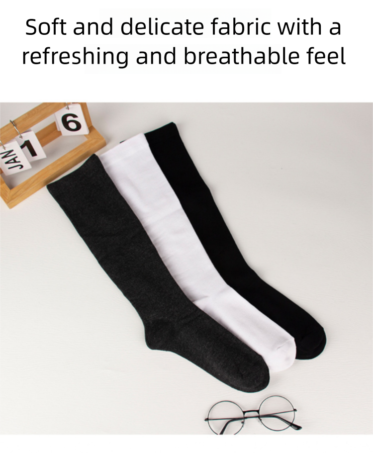 Compression Sports Socks Bamboo Fiber Antibacterial For Training_voghion.com
