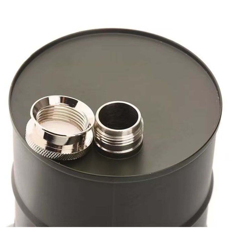 750ml Creative Gasoline Barrel Outdoor 304 Stainless Steel Camping Leak-Proof Mini Water Bottle_voghion.com
