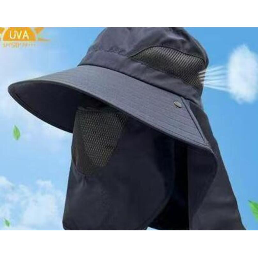 Chapeau de soleil pour randonnée et pêche avec protection nuque_voghion.com