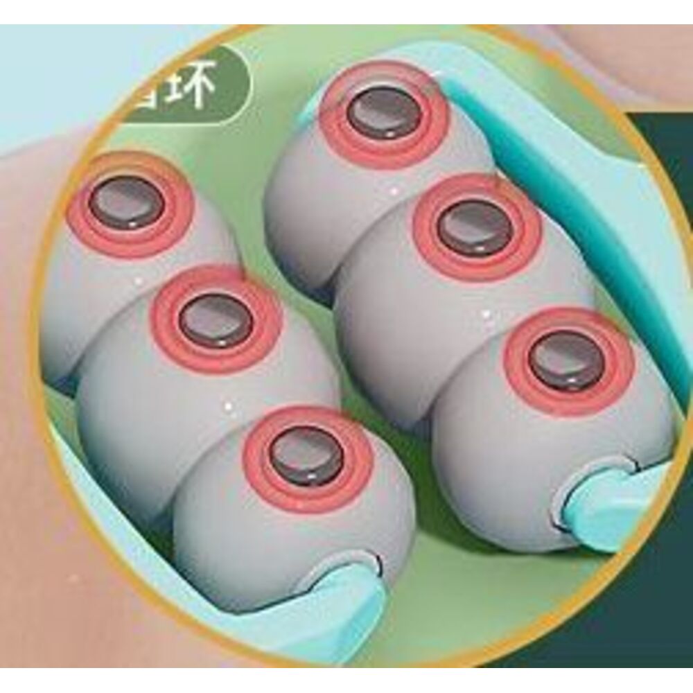 Manuelles Massagegerät mit zwölf Magneten, multifunktionales Massagegerät für Kopf, Schultern und Nacken zur Verwendung zu Hause_voghion.com