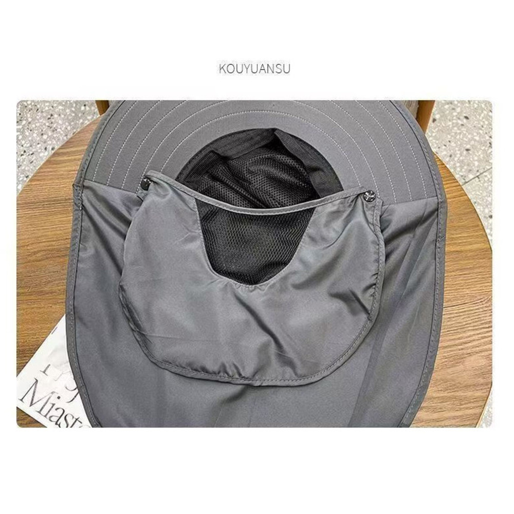 Chapeau de soleil pour randonnée et pêche avec protection nuque_voghion.com