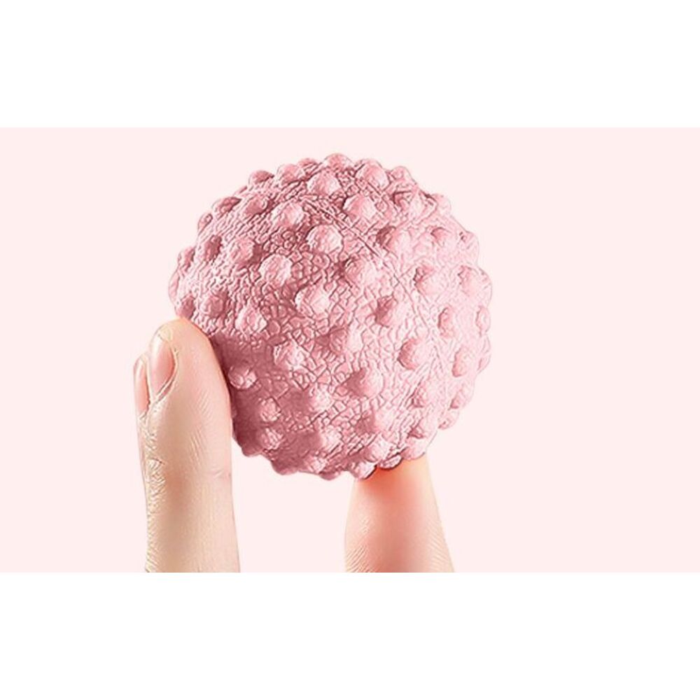 Bola de Massagem de Borracha Sólida em Formato de Amendoim para Fascite Plantar, Alívio da Tensão Muscular Lombar, Fitness, Relaxamento e Ioga_voghion.com