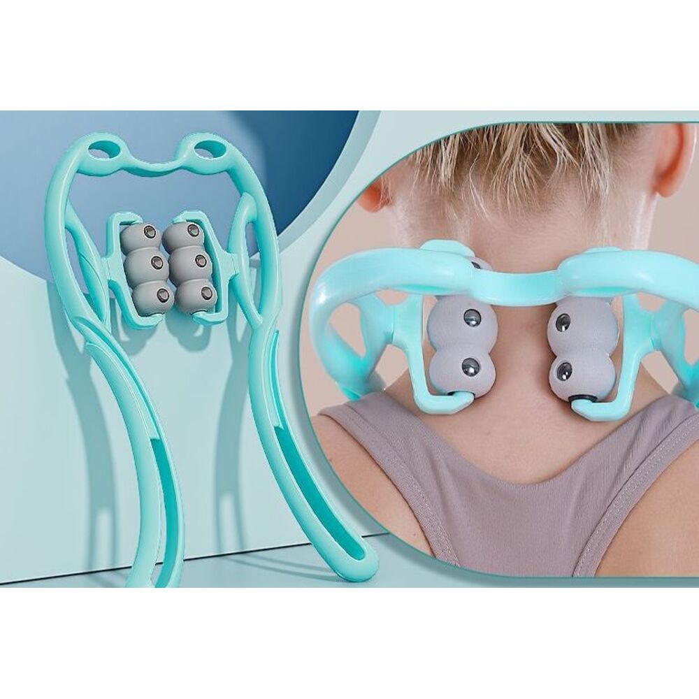 Manuelles Massagegerät mit zwölf Magneten, multifunktionales Massagegerät für Kopf, Schultern und Nacken zur Verwendung zu Hause_voghion.com