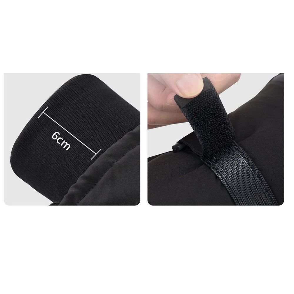 Guantes de esquí con protector de muñeca impermeables táctil_voghion.com