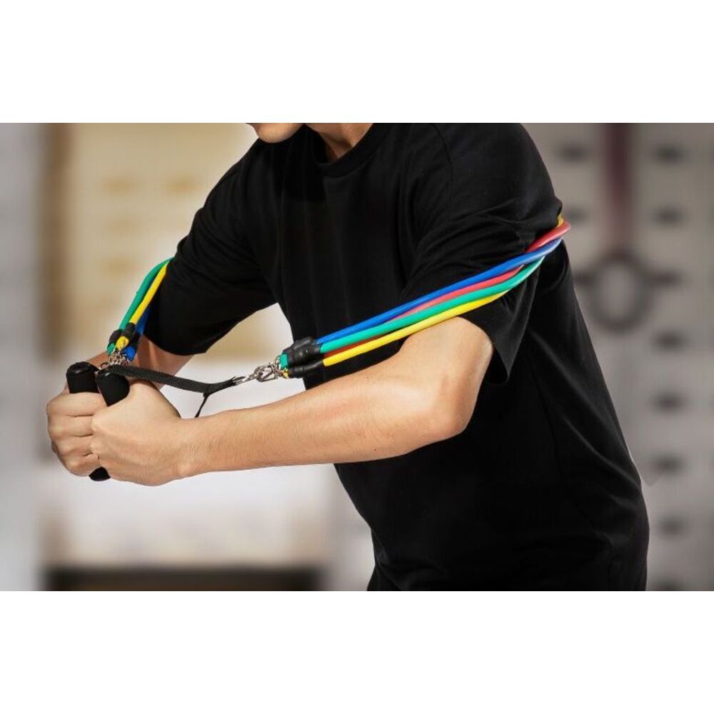 Fitness, Extension de la poitrine élastique, Entraînement musculaire, Équipement de fitness pour hommes, Bandes de résistance pour la perte de poids à domicile_voghion.com