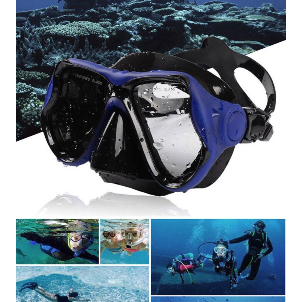 Duikmasker met snorkel set professionele snorkeluitrusting_voghion.com