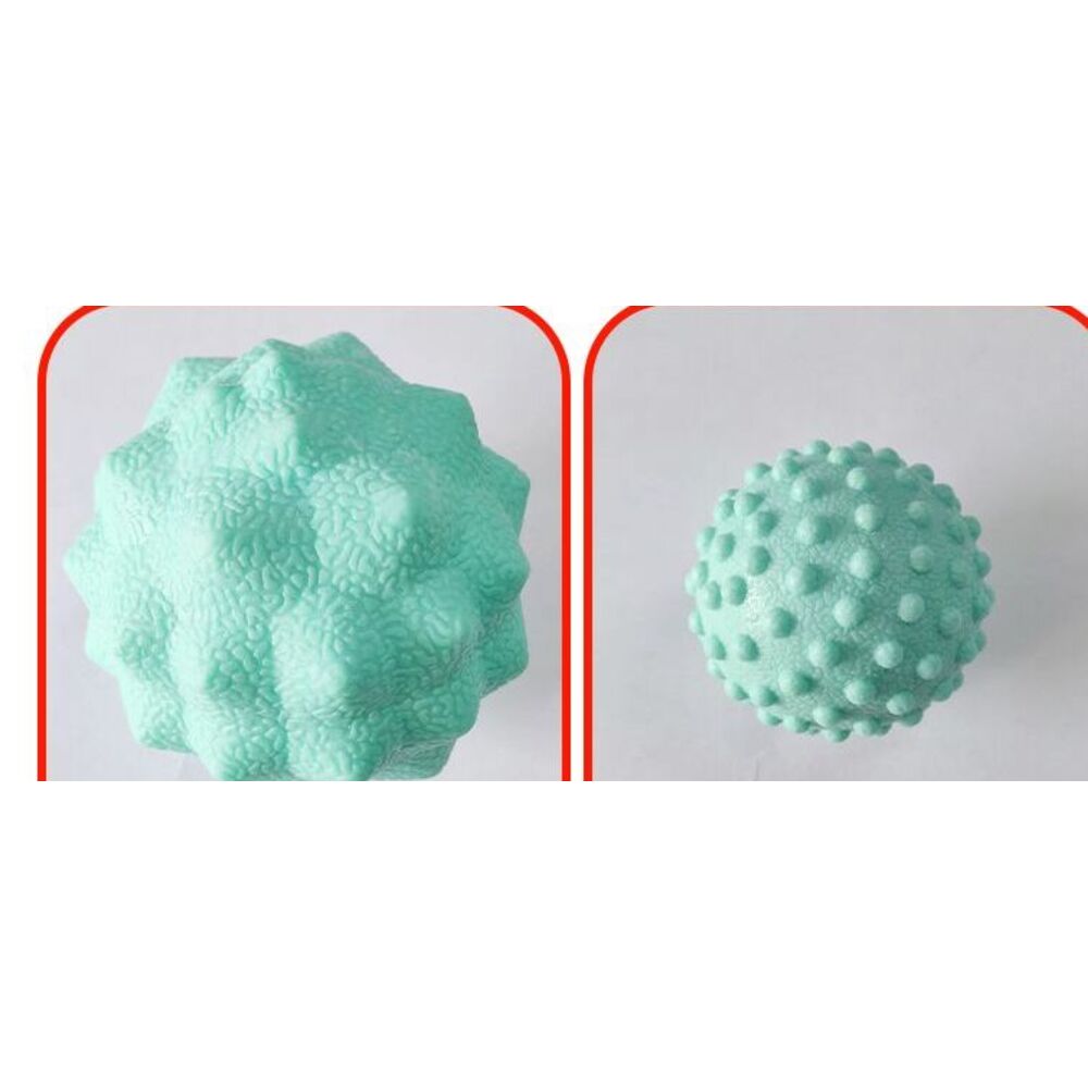 Bola de Massagem de Borracha Sólida em Formato de Amendoim para Fascite Plantar, Alívio da Tensão Muscular Lombar, Fitness, Relaxamento e Ioga_voghion.com